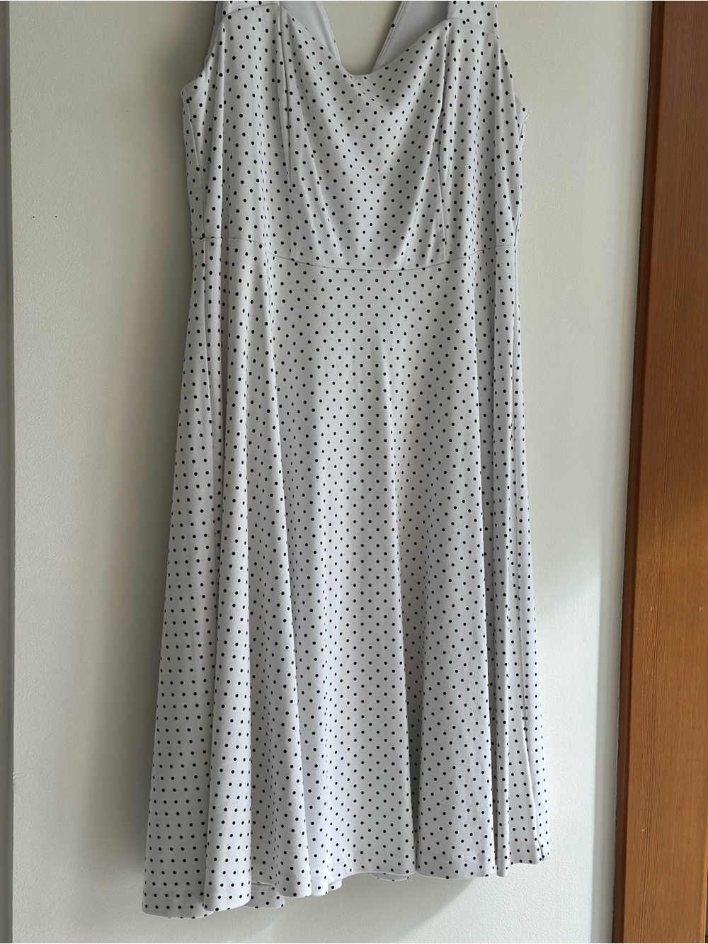 torrid White Polka Dot Midi Dress - Picture 11 of 16